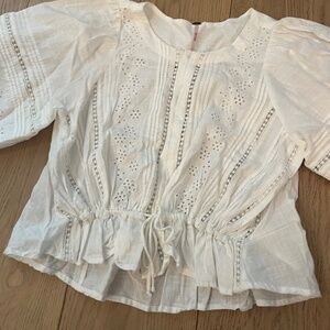 Free People summer whimsical loose top. Size SM